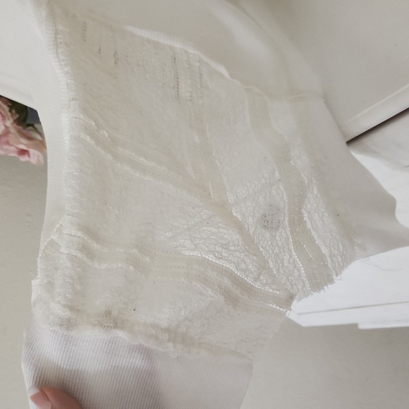 Sundance Small Lace High Low lightweight Sweater boho lagenlook Peasant - Picture 12 of 12